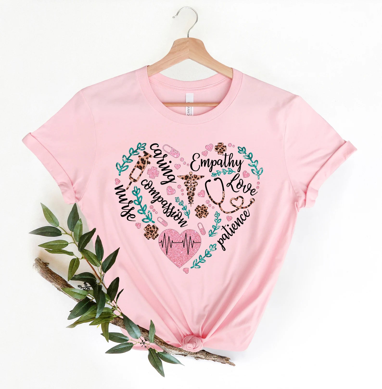 Love Nurse Shirt, Nurse T-Shirt, Nurse Tees, Cute Nurse Shirts, Nurse Appreciation Gift, Nurse Gift Idea, Nurses Week Gift