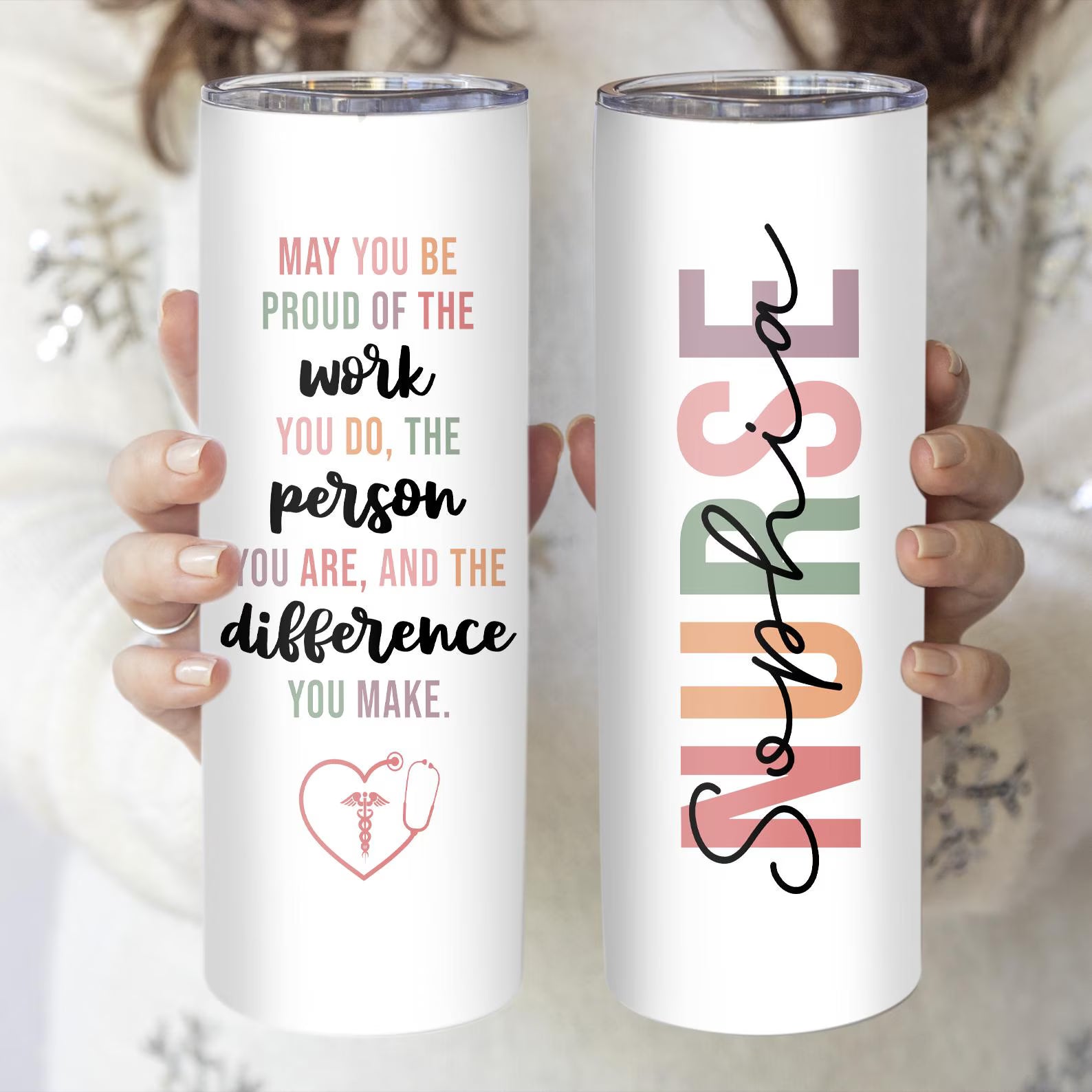 May You Be Proud Nurse Tumbler, Nurse Tumbler Gift, Gift For Nurse, Nurse Appreciation Gift, Custom RN Gift, Nurse Thank You