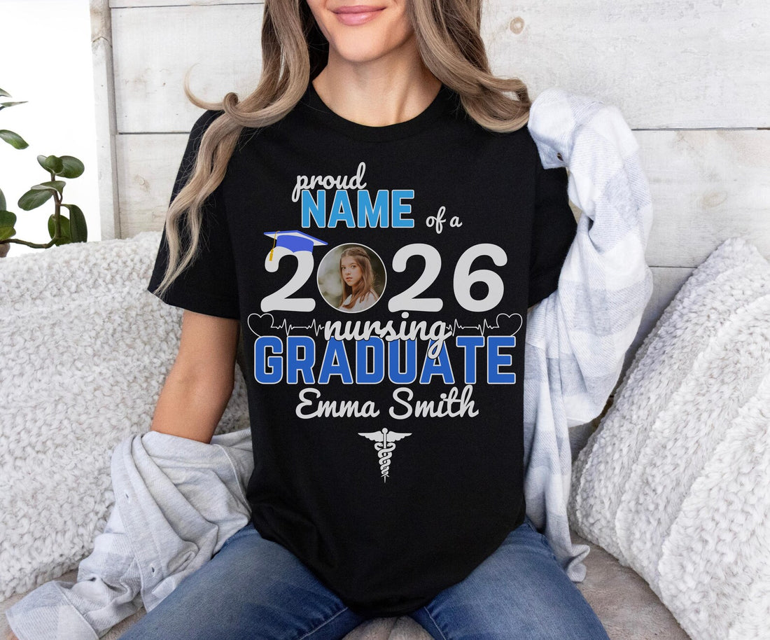 Nursing Graduation Shirts Personalized Nursing Graduation Shirts Nurse Graduation Family Shirts Nursing Personalized Class Of 2026 Shirt